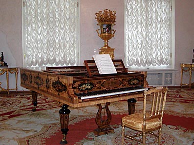 Piano in the Formal Reception Room