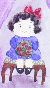 watercolor of Anastasia