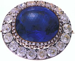 Sapphire Brooch