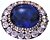 Sapphire Broach