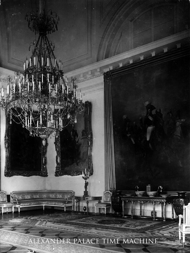 View of the Portrait Hall in the Alexander Palace