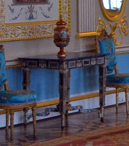 Petra Dura lapis table from the Alexander Palace