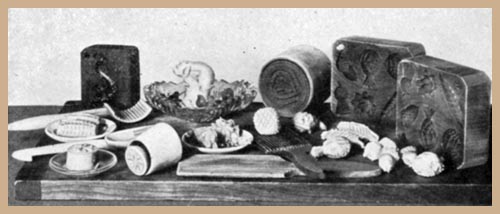 Butter Molds and Shapes of Butter